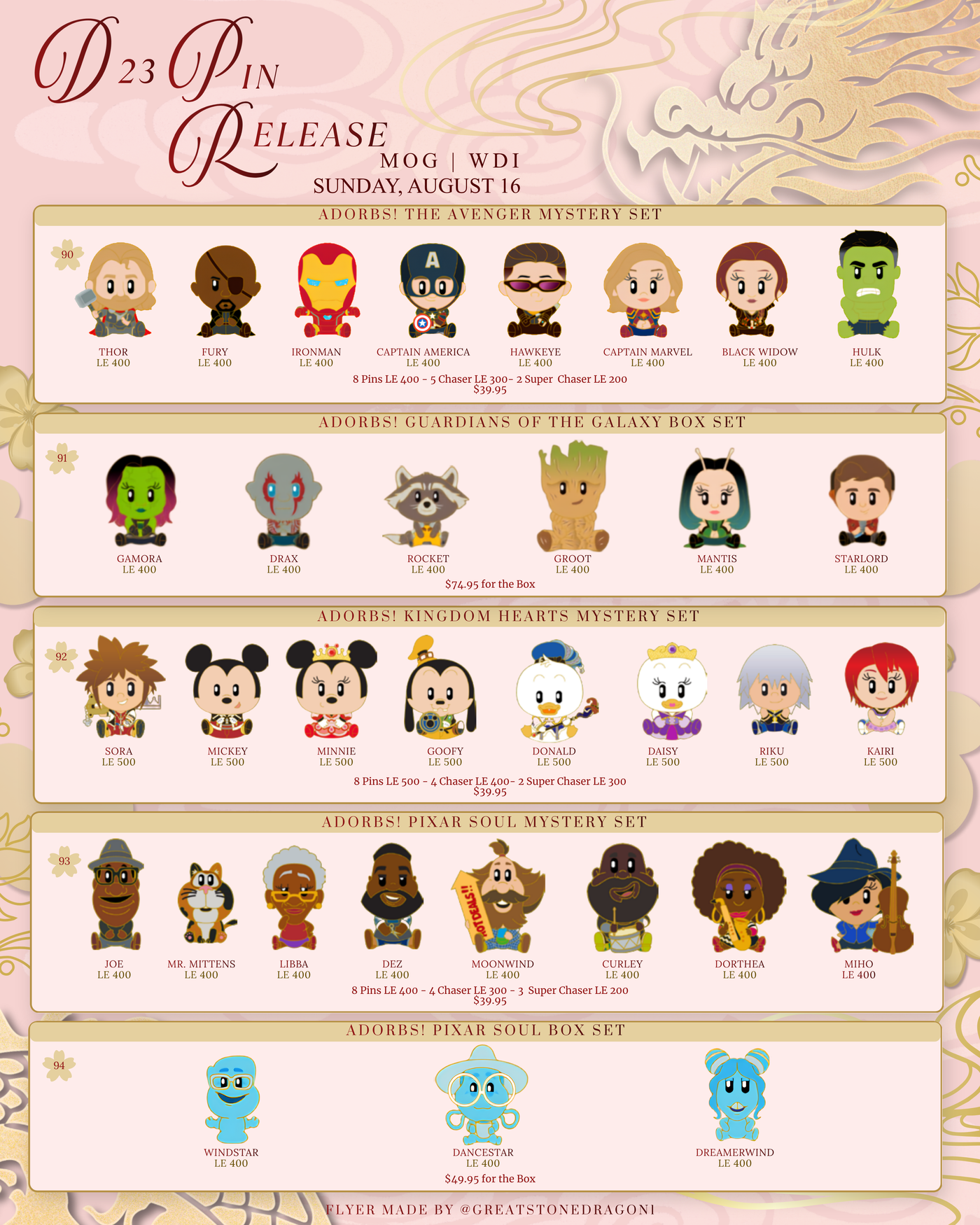 D23 Sunday Flyer page 1