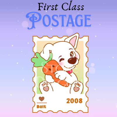 Bolt– First Class Postage Sticker