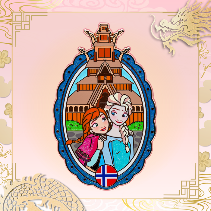 Norway Pavilion 3M Pintastic X Great Stone Dragon Collaboration Fantasy Pin