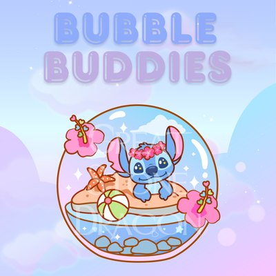 Stitch– Bubble Buddies Sticker