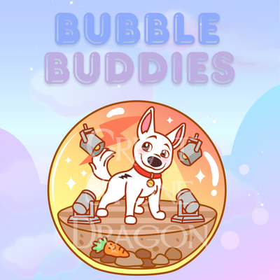 Bolt– Bubble Buddies Sticker