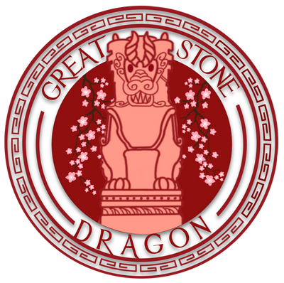 Great Stone Dragon Logo Sticker