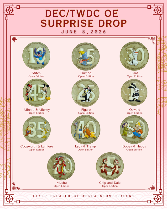 PREORDER: June 8 Open Edition DEC Release