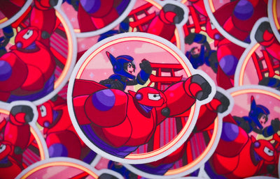 Armored Baymax– Profile Sticker