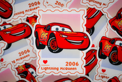Lightning McQueen– First Class Postage Sticker