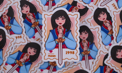 Mulan– First Class Postage Sticker